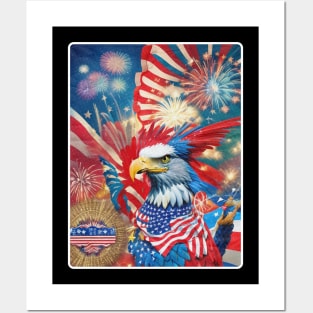 USA Eagle Posters and Art